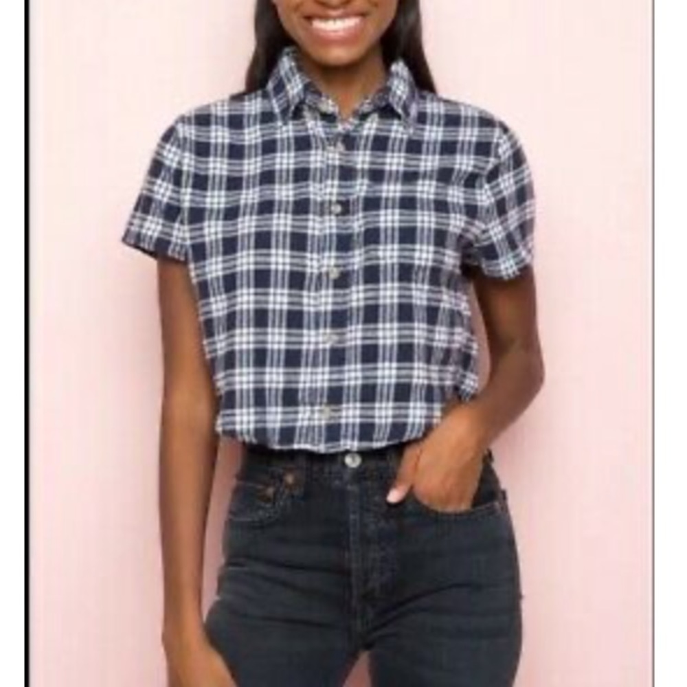 Brandy Melville Plaid Top